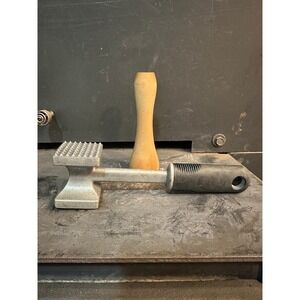 OXO Good Grips Aluminum Meat Tenderizer Mallet and Wooden Pestle Set